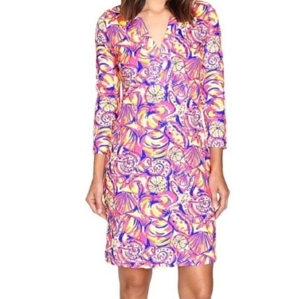 Lilly Pulitzer Riva Dress Size XS Shell of a Time
